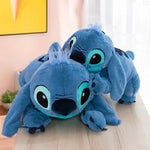 Blue Puppy Stitch Plush Long Pillow Toy