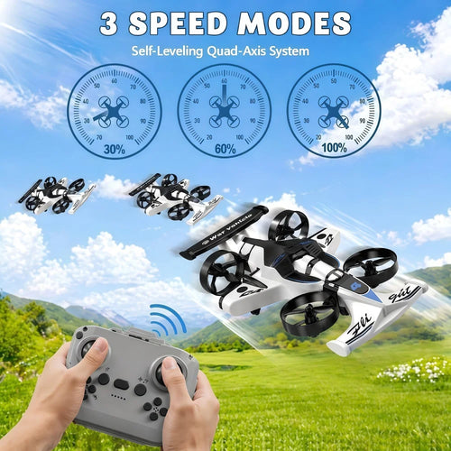 SkyDrift 2-in-1 RC Plane and Stunt Car
