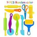 Play Dough Tool Kit with Animal and Shell Molds
