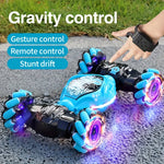 StuntX™ Gesture-Control RC Climbing Car – 360° Rotating LED Off-Road Racer