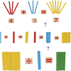 Montessori Wooden Counting Sticks Math Set