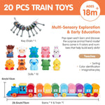 Montessori Farm Train Sorting & Locking Set