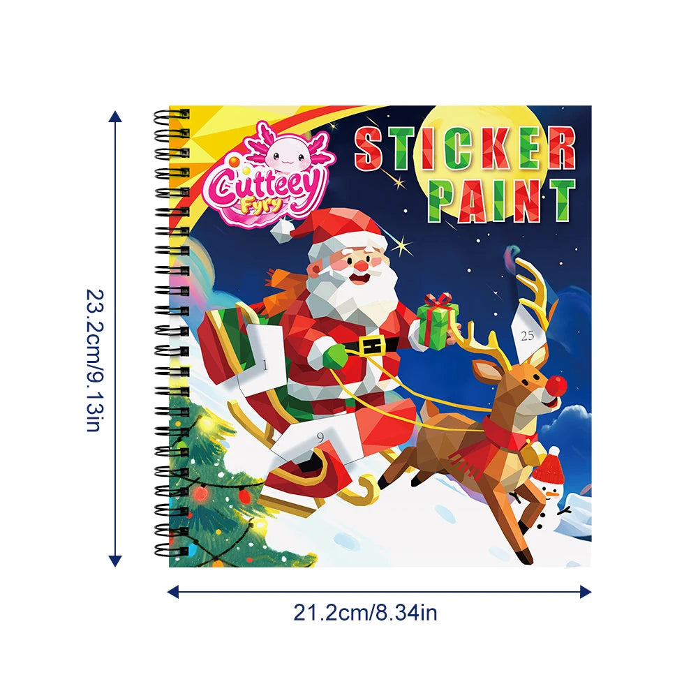 DIY Sticker-by-Number Activity Book