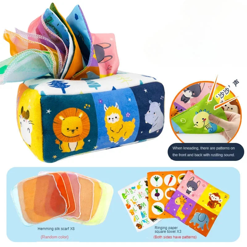 Baby Pull-Along Tissue Box Toy