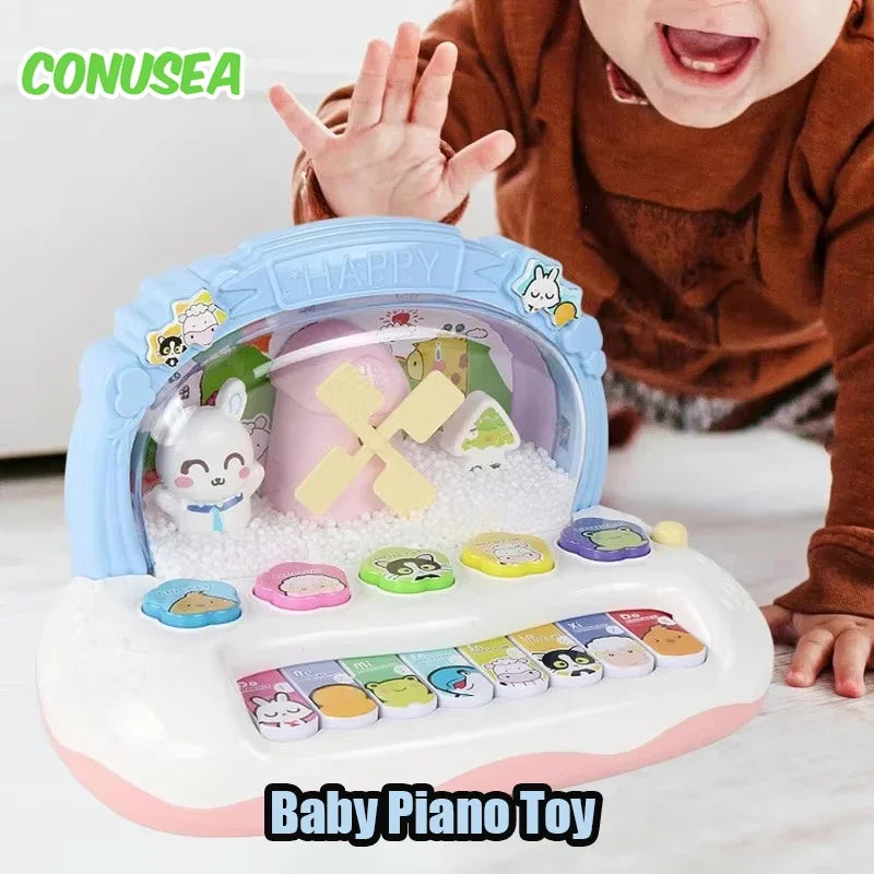 Kids Musical Piano Toy – Animal Sounds Keyboard (8 Keys)