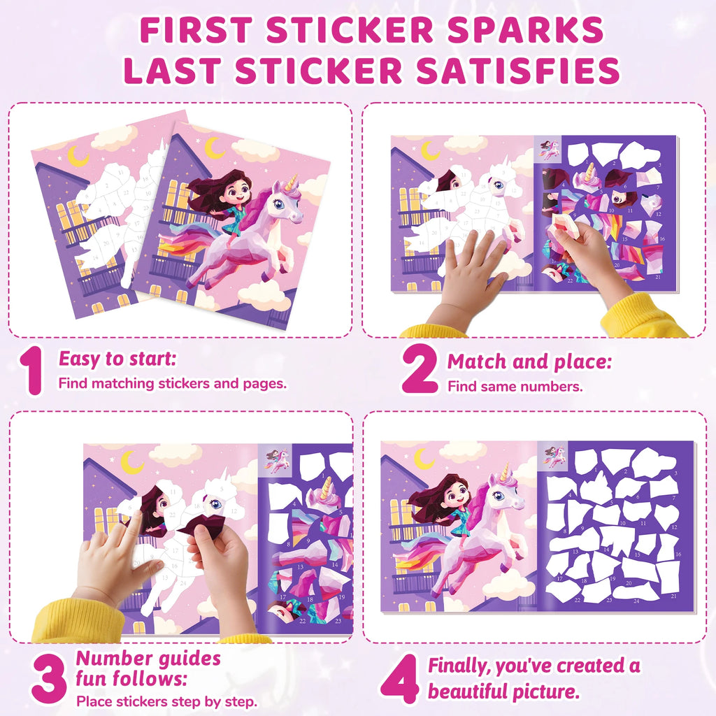 DIY Sticker-by-Number Activity Book, photo 3