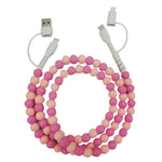 4-in-1 Beaded Charging Cable – 66W Fast Charger