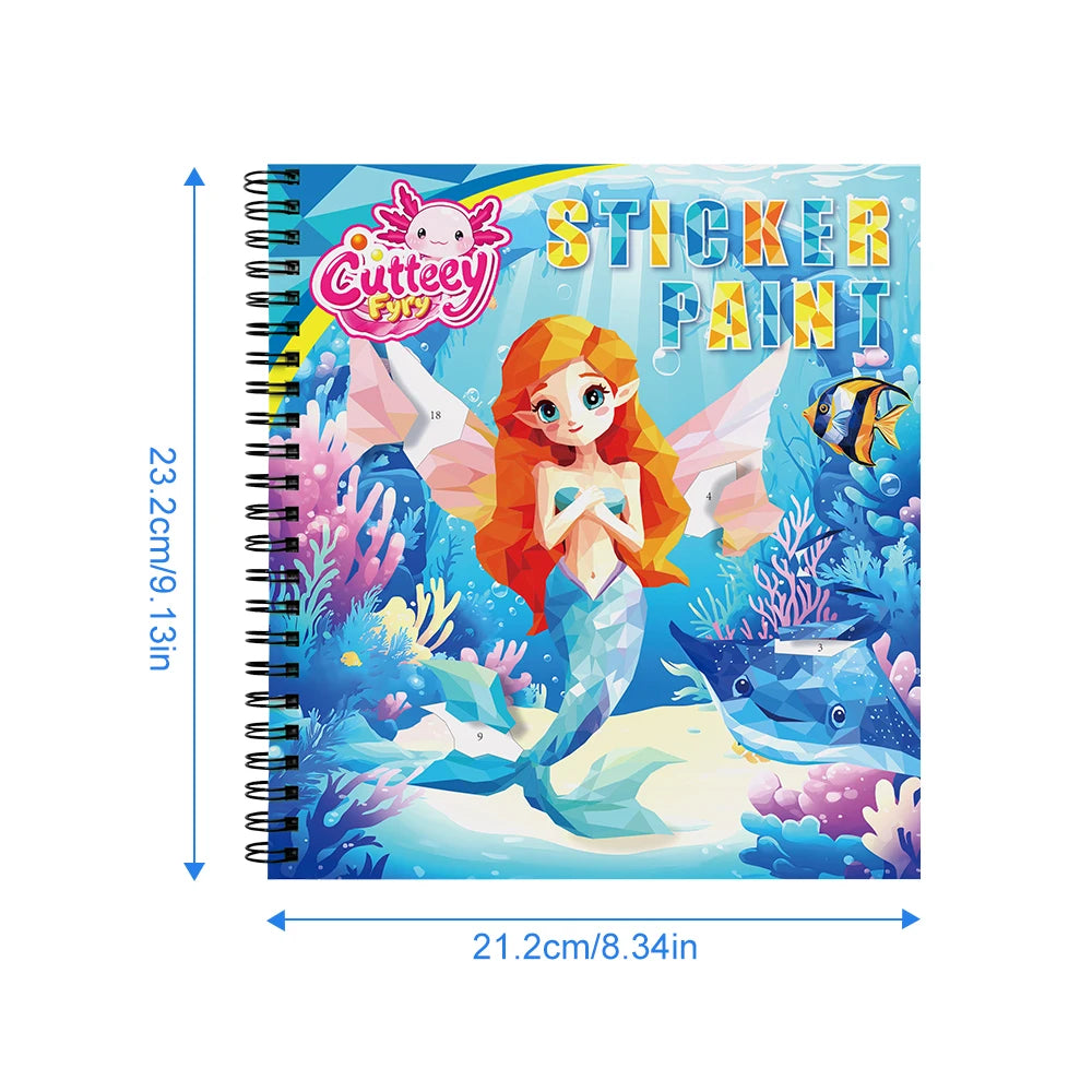 DIY Sticker-by-Number Activity Book
