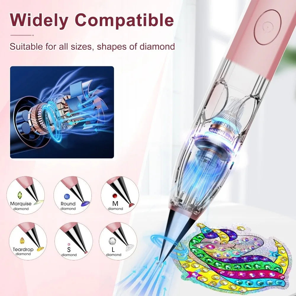 CrystalCraft™ Electric Diamond Painting Pen