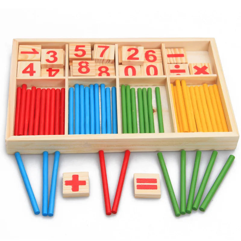Wooden Busy Board with Fishing Game