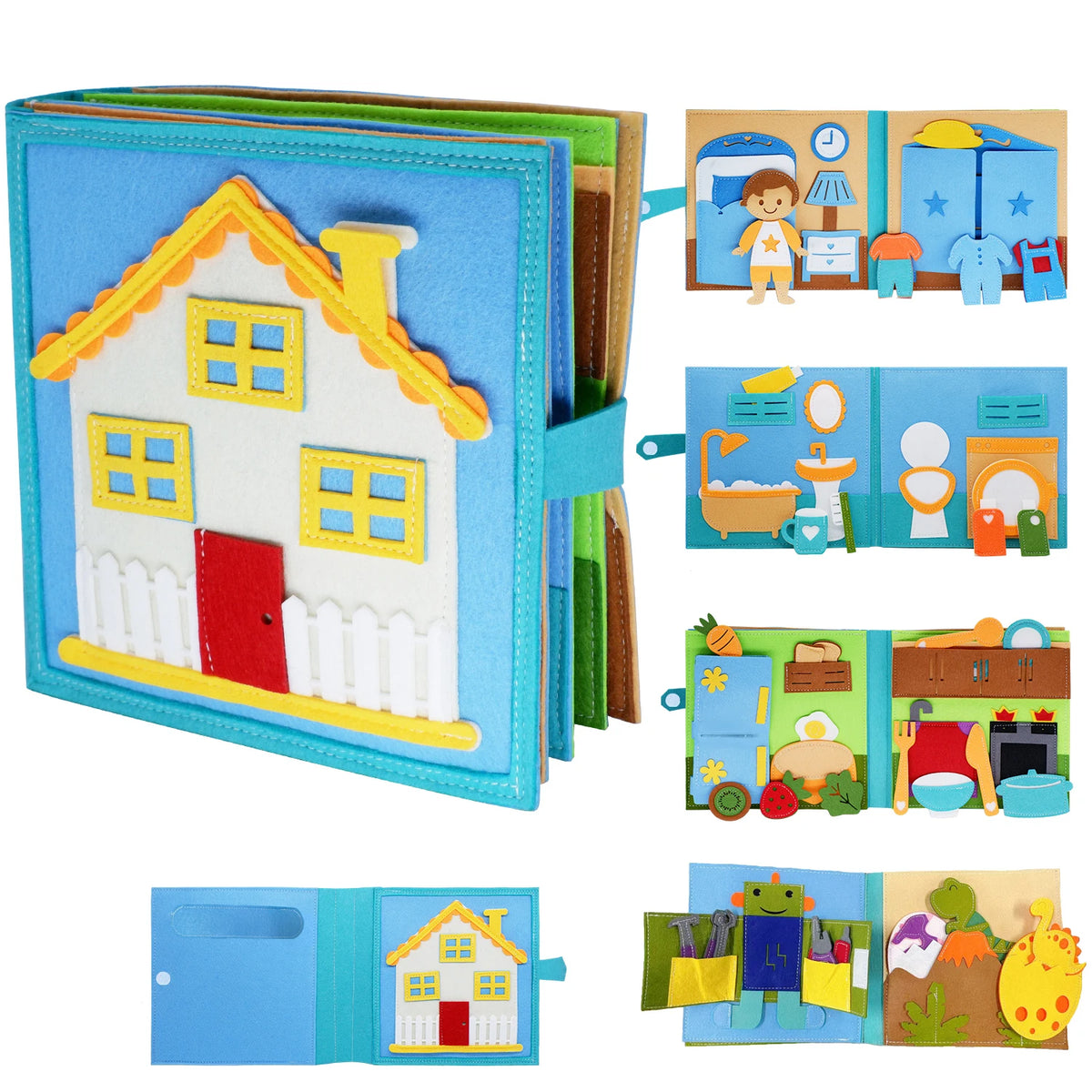 Montessori 3D Felt Busy Book, photo 7