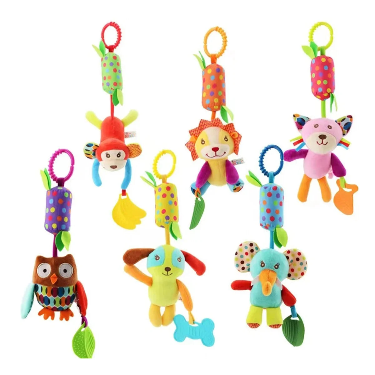 Hanging Animal Rattle with Bell