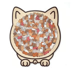 SereniCat 135-Piece Wooden Puzzle