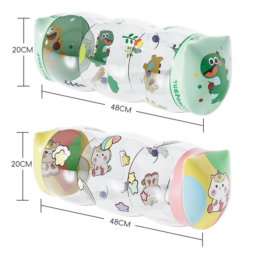 Baby Tummy Time Crawling Roller and Sensory Toys