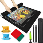 PuzzleRoll™ Storage Mat – Roll-Up Puzzle Saver for 1000–3000 Piece Puzzles