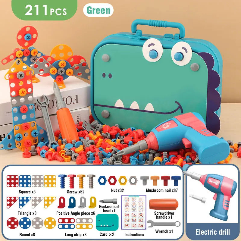 Electric Drill Screw Building Puzzle Set