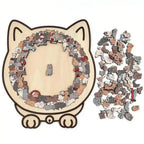 SereniCat 135-Piece Wooden Puzzle