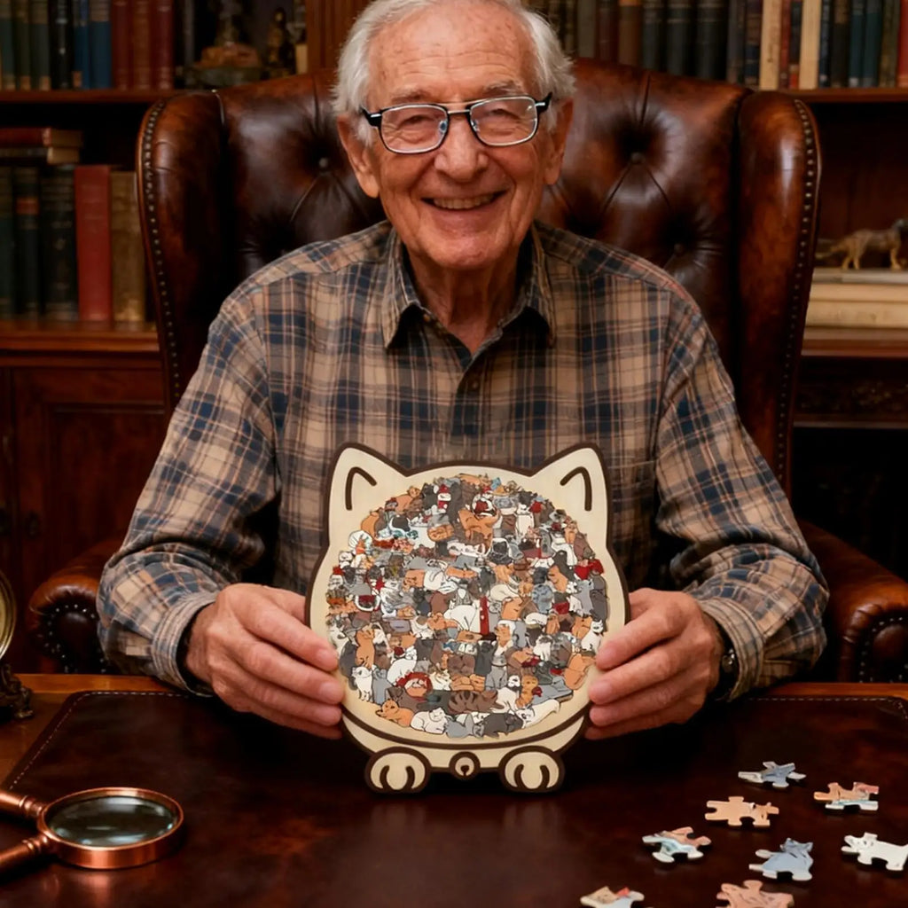 SereniCat™ 135-Piece Wooden Puzzle