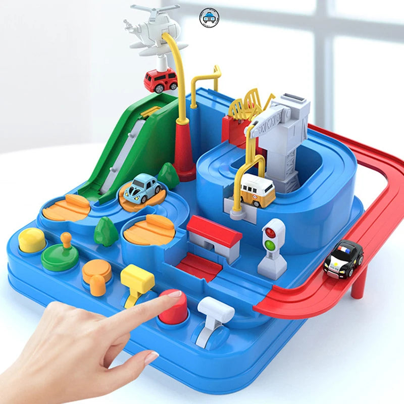Track Adventure Rail Car Toy Set