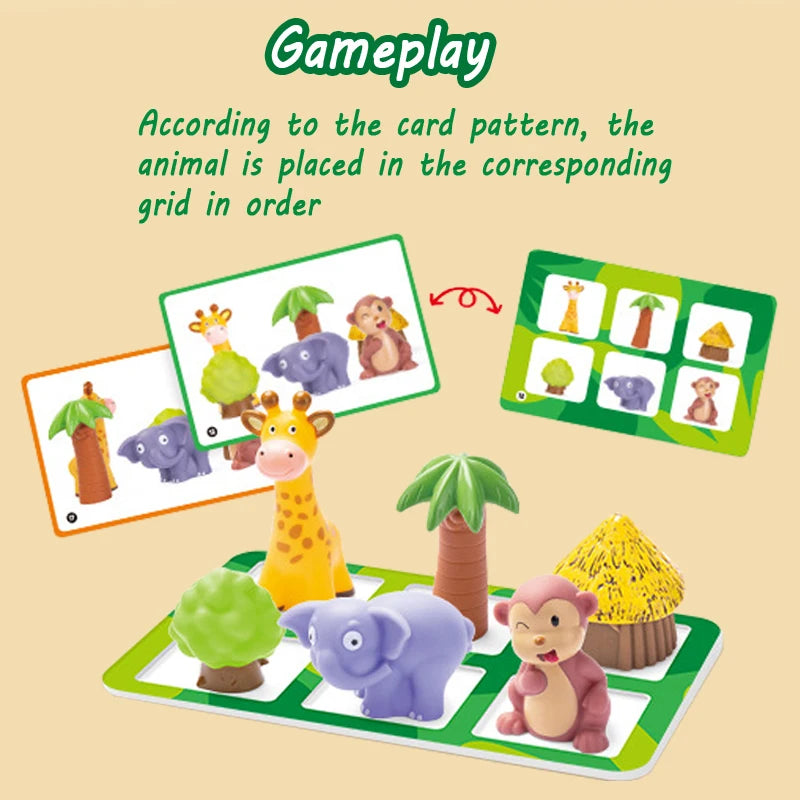 Animal Space Logic Matching Game
