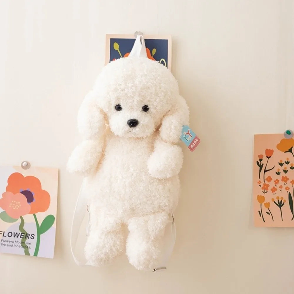 Plush Teddy Dog Backpack