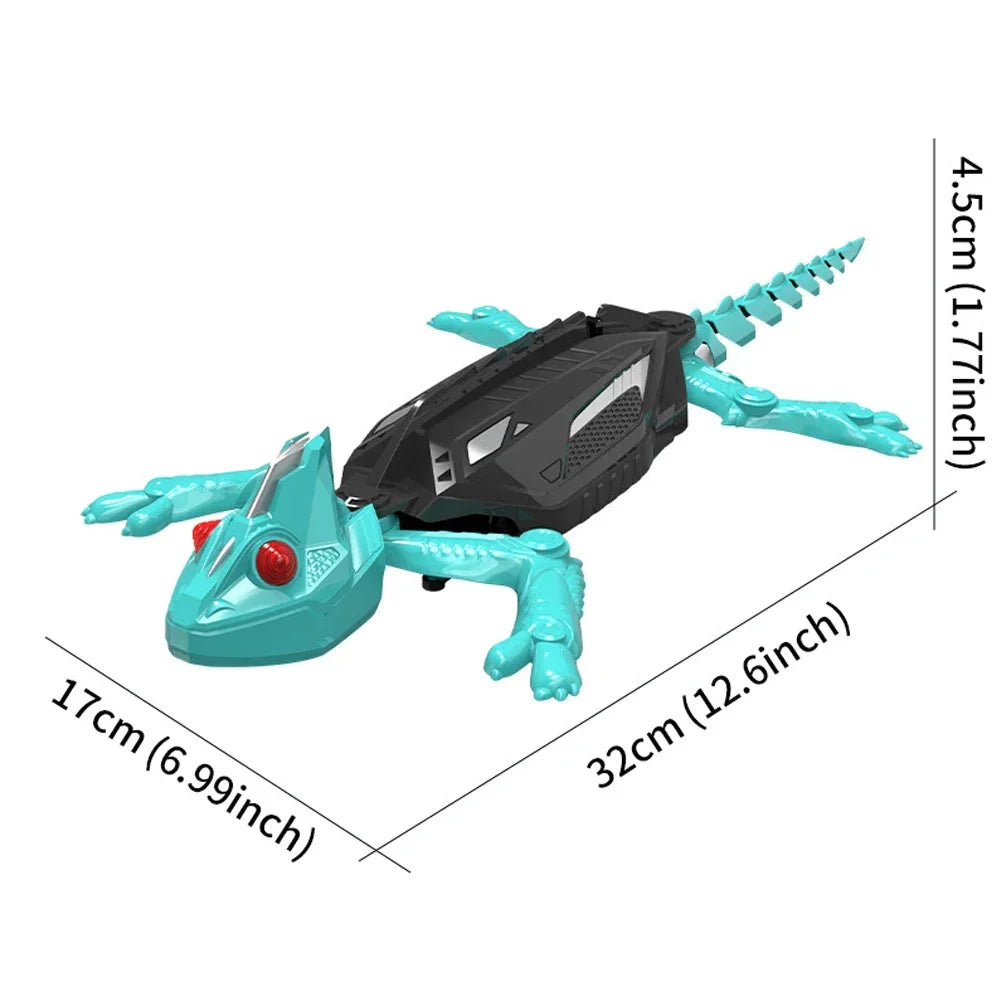 MagicClimb™ RC Wall-Climbing Lizard – Remote Control Gecko with LED Eyes