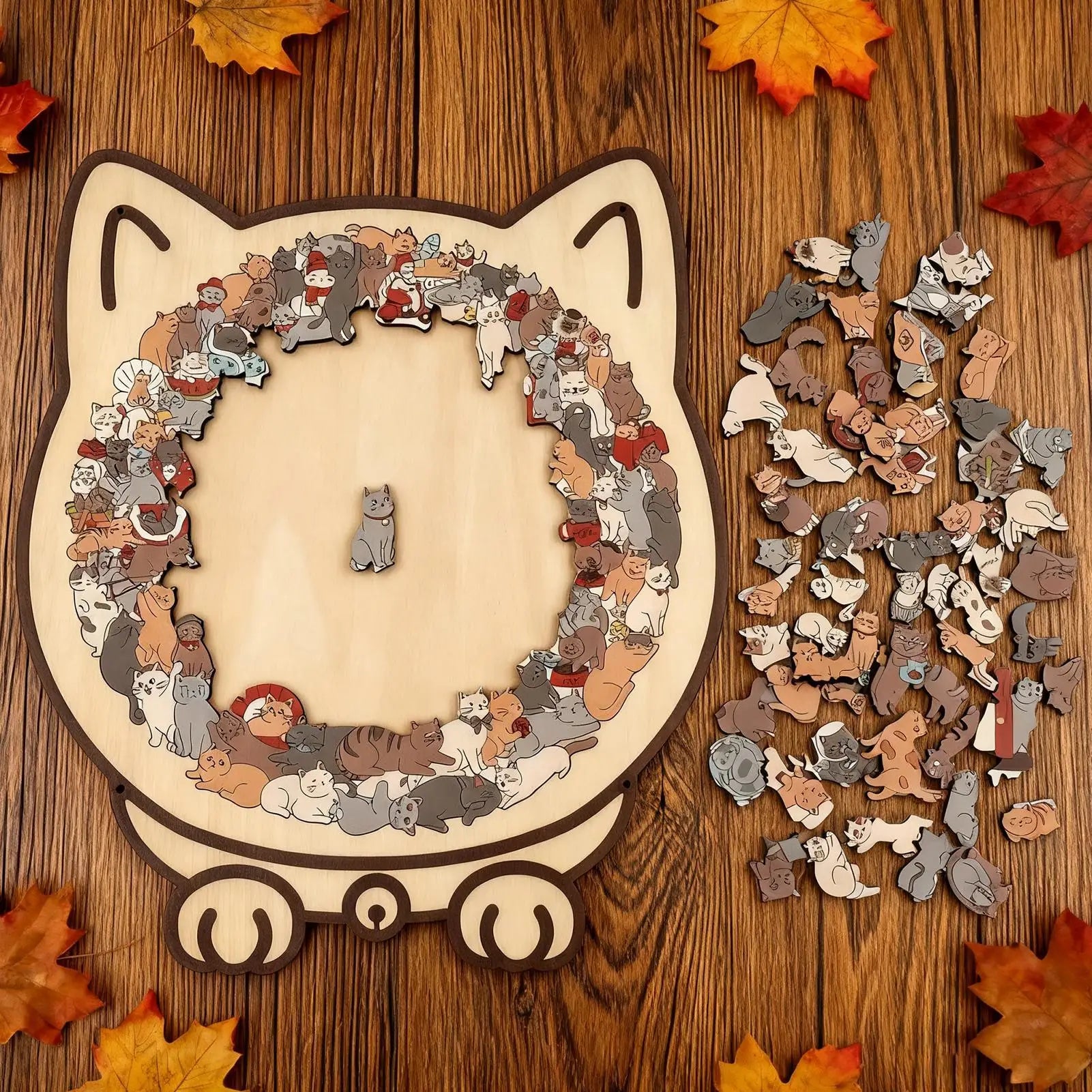 SereniCat™ 135-Piece Wooden Puzzle