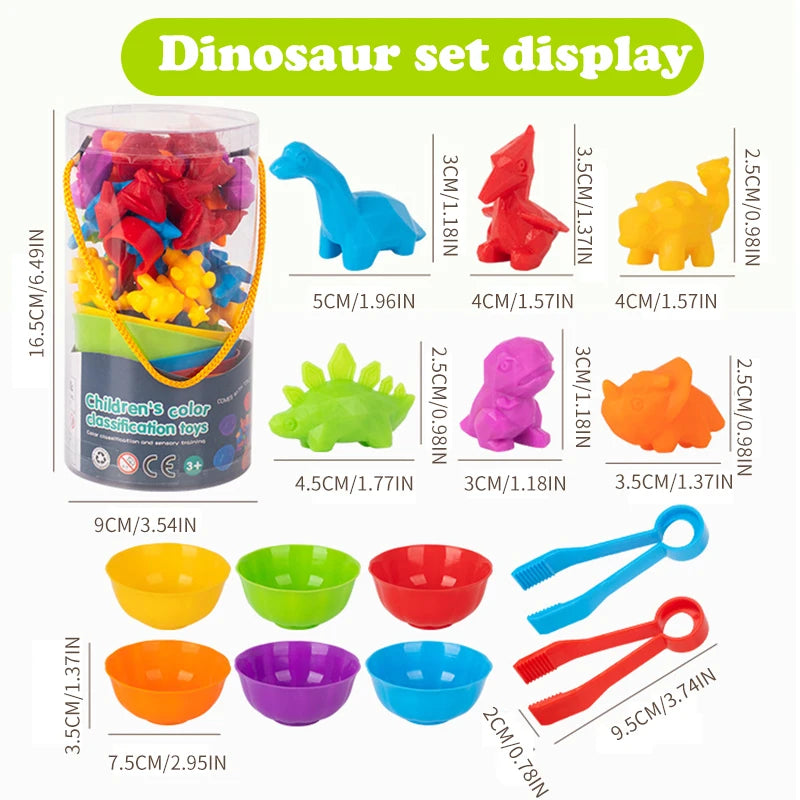 Animal Counting & Sorting Learning Toy – Early Education Classification Set