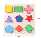 Montessori Wooden Puzzle Board for Toddlers