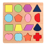 Wooden Alphabet & Number Puzzle Board