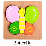 Montessori Wooden Puzzles (6 Pack)