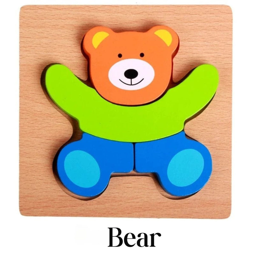 Montessori Wooden Puzzles (6 Pack)