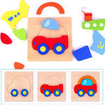 Montessori Wooden Puzzles (6 Pack)