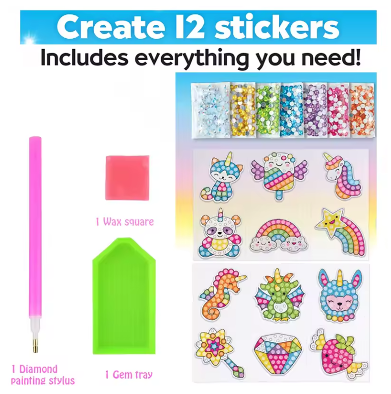 Stick & Paint Magic – Mess-Free Fun