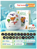 DinoGlow™ Projection Night Light-Rotating Star Projector with Music & Films