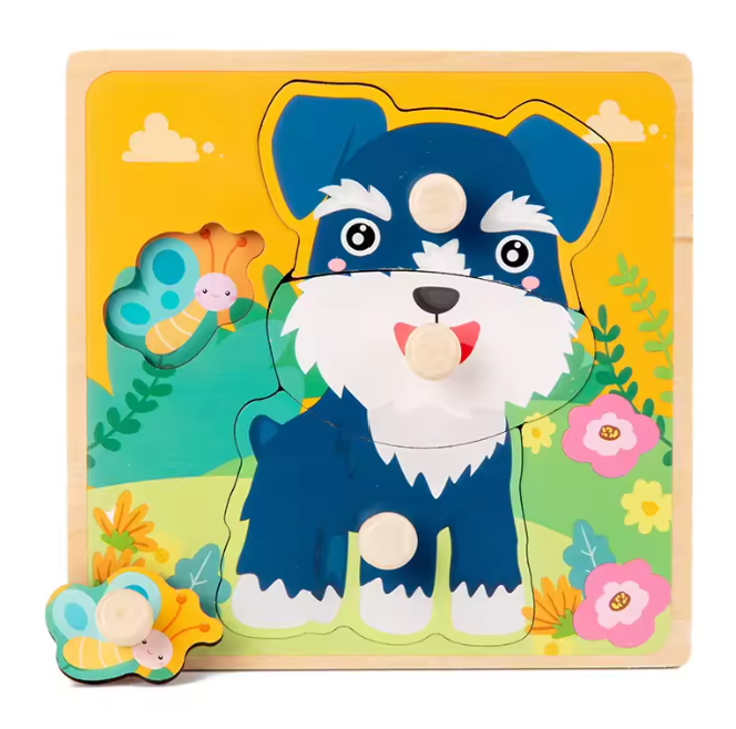 Montessori Wooden Puzzle Board for Toddlers