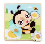 Montessori Wooden Puzzle Board for Toddlers