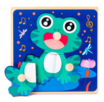 Montessori Wooden Puzzle Board for Toddlers