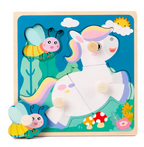 Montessori Wooden Puzzle Board for Toddlers