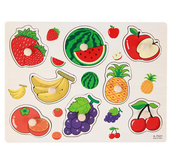 Montessori Wooden Puzzle Board for Toddlers