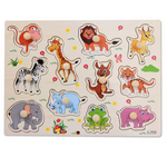 Montessori Wooden Puzzle Board for Toddlers