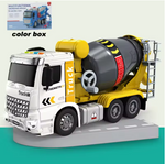 Inertia Concrete Mixer Truck Toy with Sound & Lights