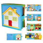 Montessori 3D Busy Book Story Cloth Activity Board