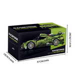 Keni Saige™ 1:8 Scale Supercar Building Blocks Model