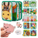 Montessori Soft 3D Cloth First Learning Book