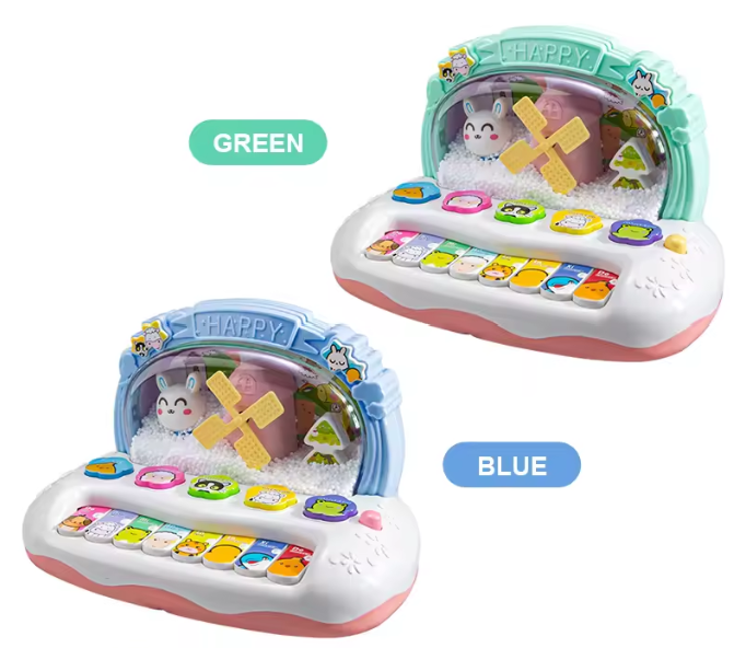 Kids Musical Piano Toy – Animal Sounds Keyboard (8 Keys)