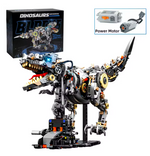 STEM Mechanical Jurassic Dinosaur Building Set – Motorized T-Rex Model